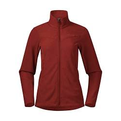 Bergans Finnsnes Fleece W Jacket Rot - Leichte warme Damen Fleecejacke, Größe M - Farbe Chianti Red von Bergans