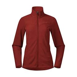 Bergans Finnsnes Fleece W Jacket Rot - Leichte warme Damen Fleecejacke, Größe XL - Farbe Chianti Red von Bergans