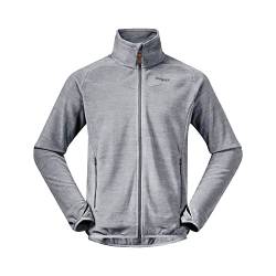 Bergans Hareid Fleece Jacket NoHood - Aluminium - XXL von Bergans