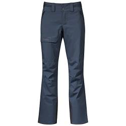 Bergans Myrkdalen V2 Insulated W Pants Grau - Dermizax™ wasserdichte isolierte Damen Dermizax Skihose, Größe L - Farbe von Bergans