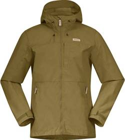 Bergans Nordmarka Leaf Light Wind Jacket Men - Olive Green - XL von Bergans