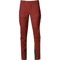 Bergans Rabot V2 Softshell W Pants Rot - Atmungsaktive komfortable Damen Softshellhose, Größe 40 - Regular - Farbe Chian von Bergans