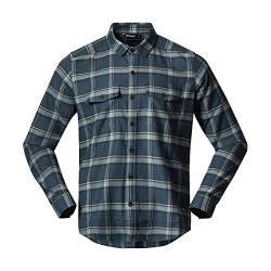 Bergans Tovdal Shirt - Orion Blue/Misty Forest Check - L von Bergans