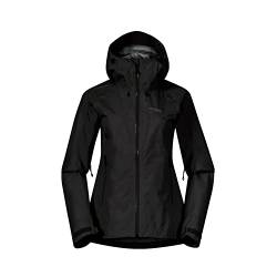 Bergans W Skar Light 3l Shell Jacket Schwarz - Dermizax™ Vielseitige leichte Damen Dermizax Shelljacke, Größe L - Farbe von Bergans