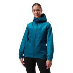 Berghaus Deluge Pro 3.0 Waterproof Jacke für Damen, Dschungel-Jewel/Deep Ocean, 32 von Berghaus