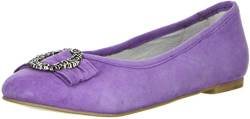 Bergheimer Trachtenschuhe Damen Ballerinas lila, Größe:36, Farbe:Lila von Bergheimer Trachtenschuhe