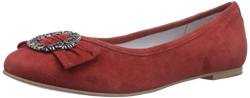 Bergheimer Trachtenschuhe Damen Christl Geschlossene Ballerinas, Rot (red), 38 von Bergheimer Trachtenschuhe