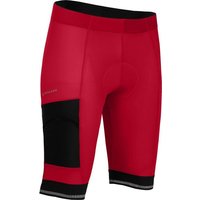 Bergson Fahrradhose KEMI COMFORT Bermuda (mit Sitzpolster) Herren Radshorts, bielastisch, tight, Normalgrößen, Kirsch rot von Bergson