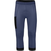 Bergson Fahrradhose KEMI COMFORT Capri (mit Sitzpolster) Herren 3/4 Radhose, bielastisch, tight, Normalgrößen, indigo blau von Bergson