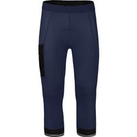 Bergson Fahrradhose KEMI COMFORT Capri (mit Sitzpolster) Herren 3/4 Radhose, bielastisch, tight, Normalgrößen, peacoat blau von Bergson