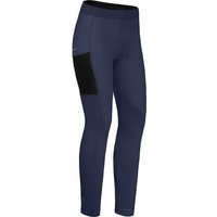 Bergson Fahrradhose SUNDRA COMFORT (mit Sitzpolster) Damen Fahrradhose, bielatisch, tight, Normalgrößen, peacoat blau von Bergson