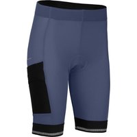 Bergson Fahrradhose SUNDRA COMFORT Bermuda (mit Sitzpolster) Damen Radshorts, bielastisch, tight, Normalgrößen, indigo blau von Bergson