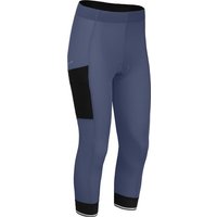 Bergson Fahrradhose SUNDRA COMFORT Capri (mit Sitzpolster) Damen 3/4 Radhose, bielastisch, tight, Normalgrößen, indigo blau von Bergson