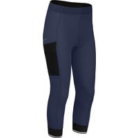 Bergson Fahrradhose SUNDRA COMFORT Capri (mit Sitzpolster) Damen 3/4 Radhose, bielastisch, tight, Normalgrößen, peacoat blau von Bergson