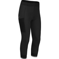 Bergson Fahrradhose SUNDRA COMFORT Capri (mit Sitzpolster) Damen 3/4 Radhose, bielastisch, tight, Normalgrößen, schwarz von Bergson