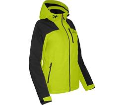 Bergson KURRIKA THERMO | Damen Regenjacke, leicht wattiert, 20000 mm Wassersäule, lime punch [268], 38 - Damen von Bergson