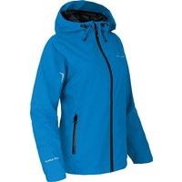 Bergson Outdoorjacke HELLI Damen Regenjacke, Netzfutter, 12000 mm Wassersäule, Kurzgrößen, blau von Bergson