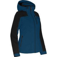 Bergson Outdoorjacke KURRIKA Damen Regenjacke, Netzfutter, 20000 mm Wassersäule, Kurzgrößen, dunke von Bergson