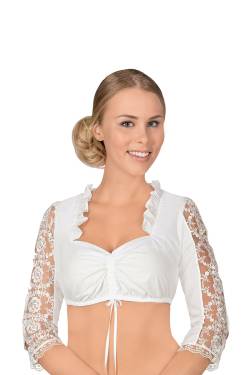 Dirndlbluse creme Caroline 000745 von Bergweiss Trachten