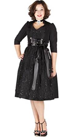 Bergweiss 15037 70er Dirndl schwarz Size 34 von Bergweiss