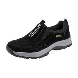 Berisyios Hatme Schuhe, Hatme Wanderschuhe, Hatme Orthopädische Wanderschuhe Für Herren, rutschfeste Outdoor Sportschuhe (Black, Erwachsene, Herren, 43, Numerisch, EU Schuhgrößensystem, M) von Berisyios