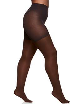 Berkshire Damen The Easy On 40 Denier Microfiber Tights Strumpfhose, Schokoladenküsse, 5X-6X von Berkshire