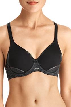 Berlei Damen Bügel Sport-BH, Electrify Mesh Padded Underwired Bra. , Gr. 80C (Herstellergröße: 36C), Schwarz von Berlei