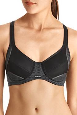 Berlei Damen Electrify Mesh Underwire Bra Sport-BH, Schwarz (Schwarz), 75DD von Berlei