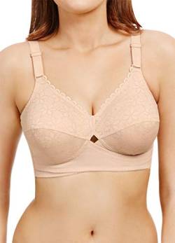 Berlei Damen Klassischer Vollschalen BH mit voller Abdeckung, Undurchsichtige, Beige (Nude), 75D von Berlei