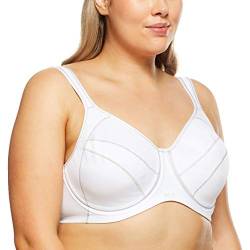 Berlei Damen Sport-BH Full Support Underwired Bra, Weiß,80I (Herstellergröße:36G) von Berlei