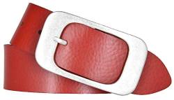 Bernd Götz Damen Leder Gürtel 40 mm rot Nappaleder kürzbar (100 cm) von Bernd Götz