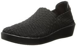 Bernie Mev Damen Glatt Cha Cha Slip-On Loafer, schwarz, 36.5/37 EU von Bernie Mev