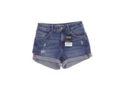 bershka Damen Shorts, blau, Gr. 34 von Bershka