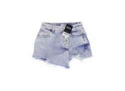 bershka Damen Shorts, blau von Bershka