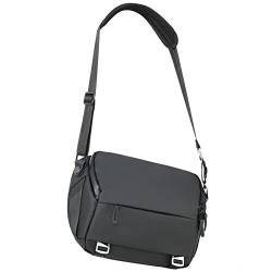 Besnfoto Kameratasche DSLR Kamera Sling Bag Rucksack für Fotografen Wasserdicht Kleine Crossbody Umhängetasche Tasche für spiegellose Kamera (Schwarz) von Besnfoto