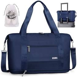 Besrina Ryanair Kabinentaschen, 40 x 20 x 25 cm, Untersitz-Handgepäcktasche, erweiterbar für Easyjet Kabinentasche, 45 x 36 x 20 cm, Flugtasche, Handgepäcktaschen für Damen und Herren, Reisetasche, von Besrina