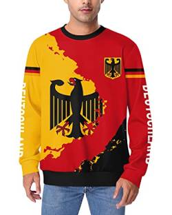 BesserBay Pullover Weltmeisterschaft Germany Fußballmannschaft Unterstützer Sweatshirts Fußballtrikot XXL von BesserBay