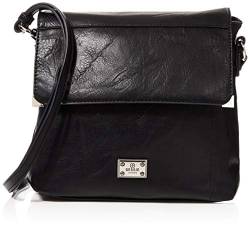 Bessie London Damen Bessie Crossbody-Umhängetasche, Schwarz von Bessie London