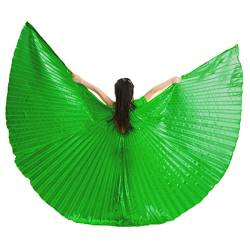 ägyptisches Bauchtanz-Kostüm in Flügel-Design für Mädchen Gr. Einheitsgröße, grün von Best Dance
