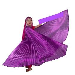 ägyptisches Bauchtanz-Kostüm in Flügel-Design für Mädchen Gr. Einheitsgröße, violett von Best Dance