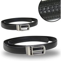 Best Direct® Hüftgürtel Exact Belt (Spar-Set, 1er oder 2er Pack) Gürtel ohne Löcher, 80 bis 120 cm, braun & schwarz von Best Direct