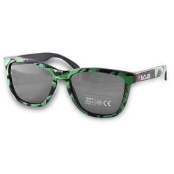 BestPlug Originale Bacardi Razz Sonnenbrille Sonnen Brille mit Palmenmotiv in schwarz grün von BestPlug