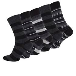 BestSale247 10 Paar Herren Business Socken Komfortbund (weicher Gummibund) Venenfreundlich, ohne Gummibund (10 Paar/STREET, 39-42) von BestSale247