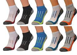 BestSale247 12 Paar Herren Sport Freizeit Sneaker Socken Füßlinge Baumwolle (12 Paar | Farbmix, 39-42) von BestSale247