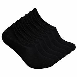 BestSale247 12 Paar modische Damen Mädchen Sneaker Socken Füßlinge Baumwolle 35-38 ; 39-42 (35-38, 12 Paar | Füßlinge Schwarz) von BestSale247