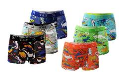 BestSale247 6 Stück Kids Jungen Boxershorts Unterhosen Shorts Boy Unterwäsche Baumwolle (110-116) von BestSale247