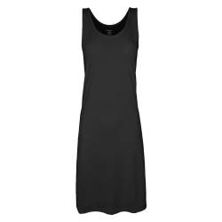 BestSale247 Damen Unterkleid mit Breite Träger Kurz ca. 90 cm oder Lang ca.120 cm - Unterröcke Nachthemd (Schwarz Lang, S-M) von BestSale247