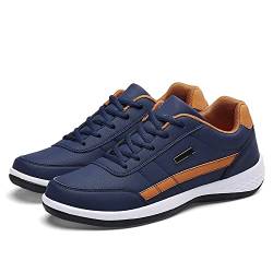 Bestgift Frühling Herren Schuhe Boardschuhe Casual Sport Student Schuhe, blau, 42 2/3 EU von Bestgift