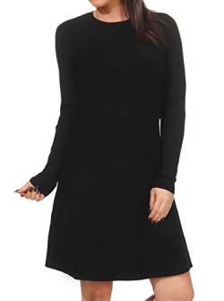 Bestseller VMNANCY LS Knit Dress Color, schwarz(Black (177868)), Gr. XS von Bestseller