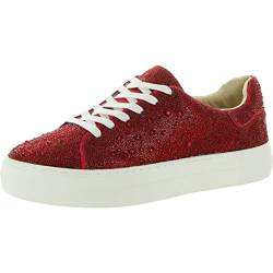 Betsey Johnson Damen Sidny Sneaker, rot, 40 EU von Betsey Johnson